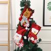 3pcs Christmas Hanging Socks Snowman/Santa/Reindeer Christmas Stocking Ornament for Home Door Wall Tree and More