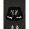 Pantaloni scurți tribali cu imprimeu 3D de vară pentru bărbați