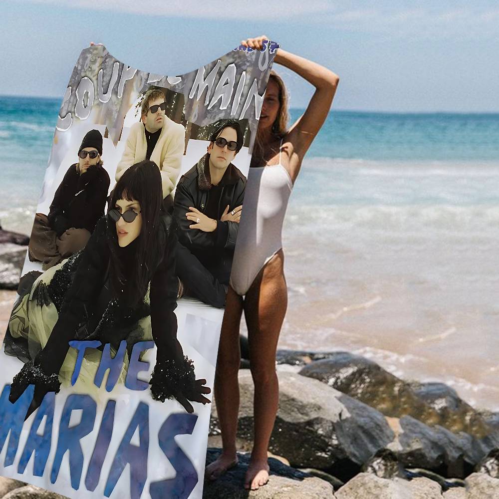 

THE M-MARIAS SUBMARINE Band Big Microfiber Beach Towels Quick Dry Towel Sand Beach Towels Pool Towel for Travel Swim Pool Yoga W30*H60(CM)