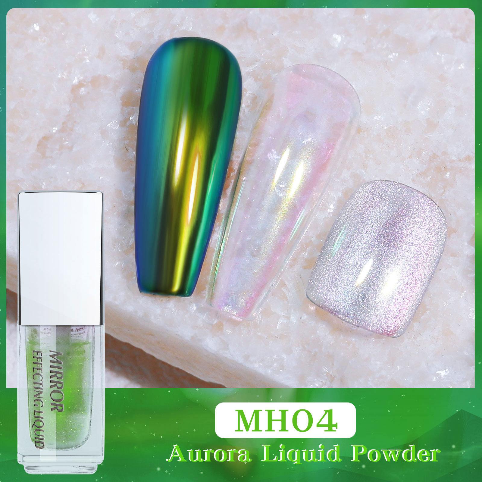 

Новая жидкость для нейл-арта Magic Mirror Powder Moonlight Powder Non-Flying Powder Liquid Mirror Flour Fairy Powder Nail Art Magic Liquid