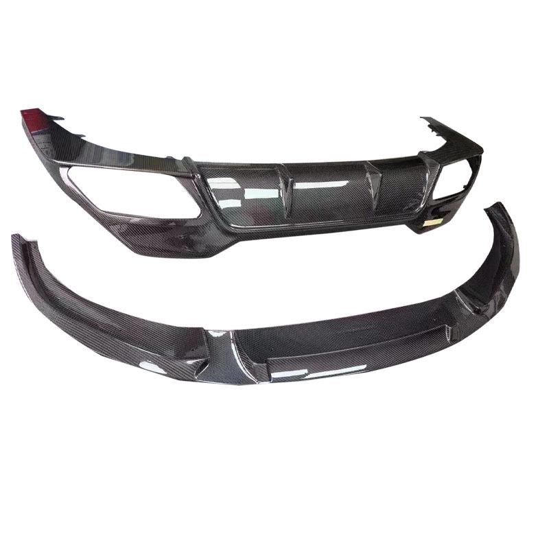 BMW 8 Series G14/G15/G16 3D Carbon Fiber Front/Rear Splitter, 2020+