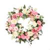 Artificial Front Door Wreath Gift Hanging Ornament for Home Window Wedding
