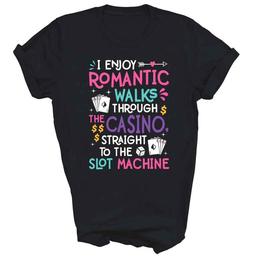 Funny Slot Machine Gambling Casino Gambler Gamble Unisex Shirt Gift XL