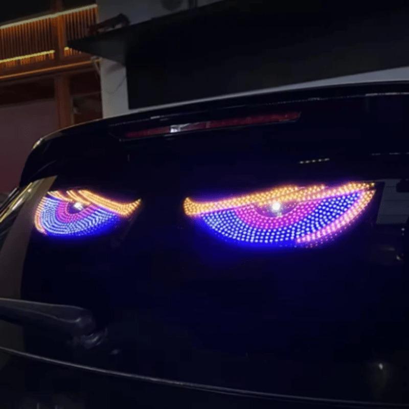 USB-betriebene LED-Autofensterlichtpaneele, Doppelte 30x12cm Aufkleber mit Mehrfachmodus-Controller