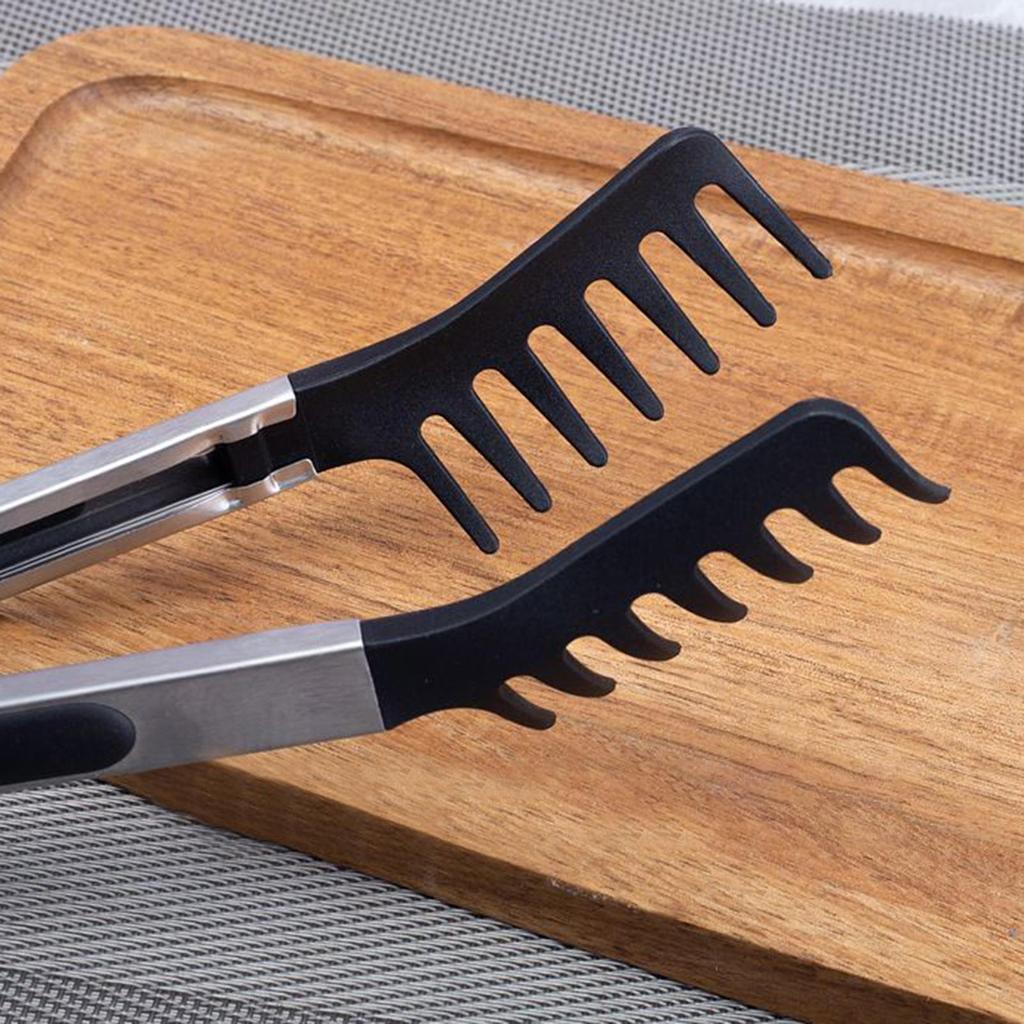 Kitchen Tongs Silicone Food Tongs Non Stick Cooking Serving Tongs For BBQ Salad Steak Pasta Spaghetti Noodles Clip Kitchen Gadge
