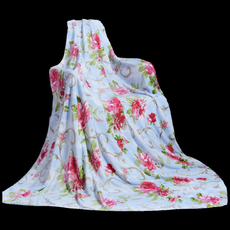 FUANNA Flower Fairy Flannel Throw Blanket