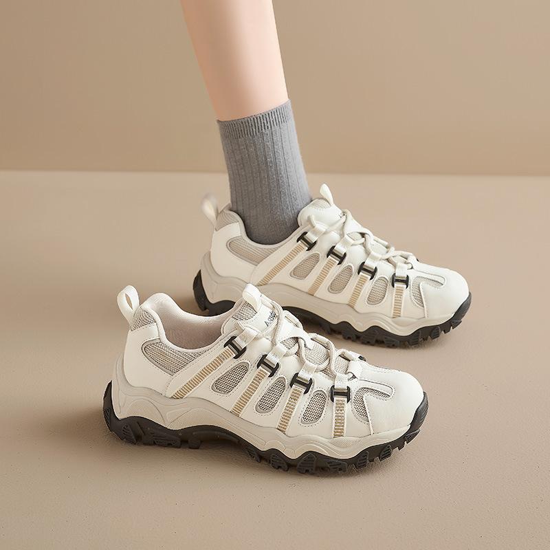Augustine Outdoor Hiking Shoes Women's 2025 New Spring Hiking White Daddy Shoes Casual Running Sneakers
