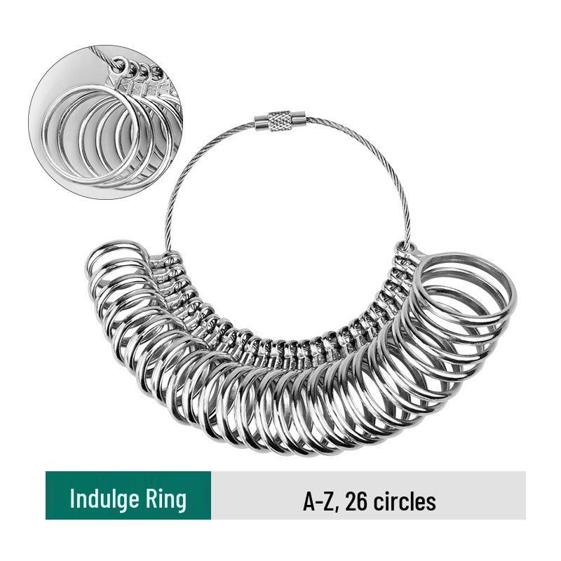 Adjustable Metal Finger Ring Sizer for Accurate Measurement