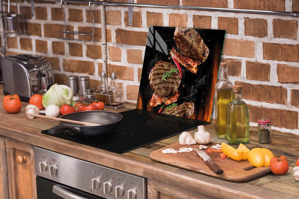 SZKLANA DESKA DO KROJENIA 52x40 GRILL