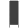 Highboard Black 68 x 39 x 113 cm Steel