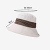 Fisherman's Hat Women's Spring Foldable Sun Hat Summer Color Block Sunscreen Hat