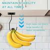 2Pcs/4Pcs Banana Holder Hook Keep Bananas Fresh Under Cabinet Hook Bananas Hanger for Kitchen Items Home Utensils Towel Storage