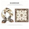 [111 mulberry silk] Korean version of classic cashew nut flower bag headscarf, small square scarf, shirt, suit, thin silk silk scarf