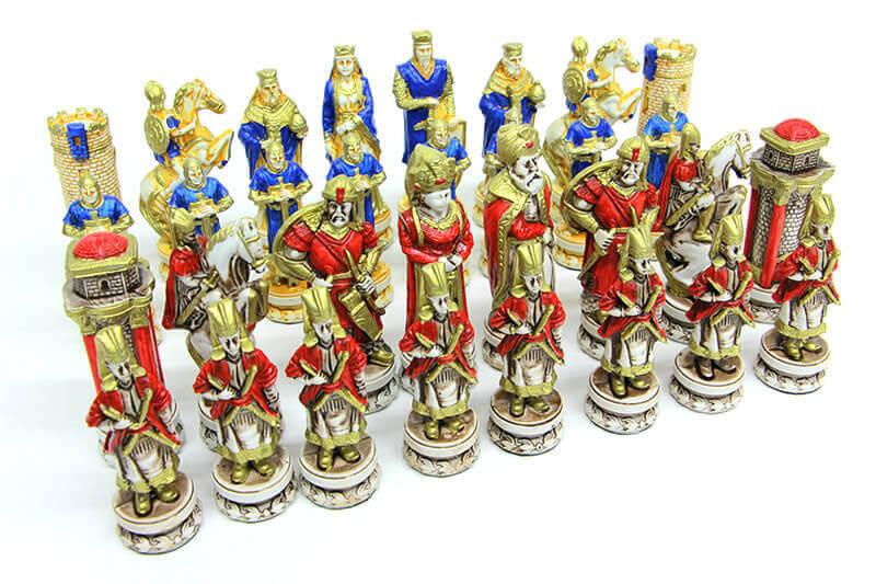 

Набор шахмат из полиэстера, большой размер, Османский крестоносец