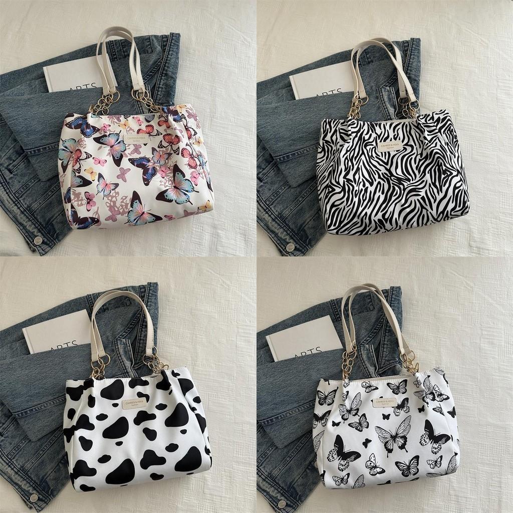 Trendy Casual Commuter Tote Bag For Women 2024 New Korean Fashion Stylish Shoulder Bags