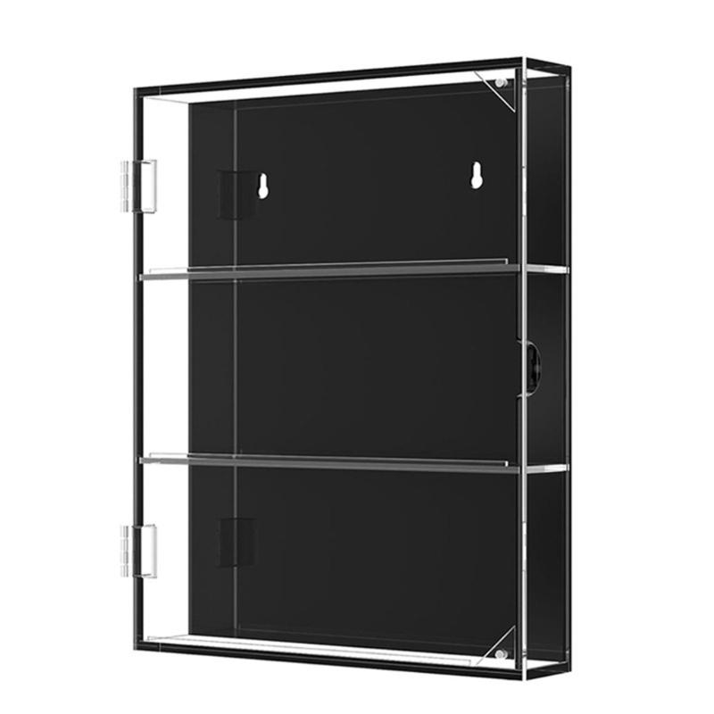 

Wall Mounted Sports Card Display Case Sports Memorabilia Display Case Wall Mount Card Holder Acrylic Portable Cabinet