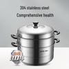Supor 34cm 304 Stainless Steel Multi-Function Steamer Pot
