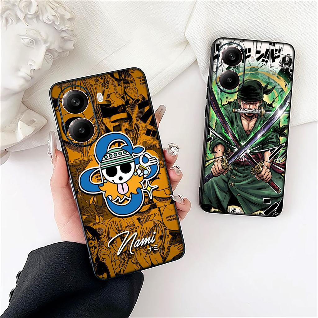 Roronoa Zoro One Luffy Pieces Nami Phone Cover for Apple iPhone 12 13 Mini XS 11 Pro Max 7 8 Plus + XR 8+ X SE 2020 SE3 Case