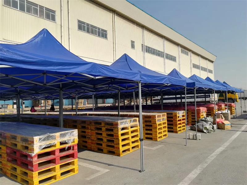 3x3 Outdoor Canopy Tent: Sunshade, Night Market Stall, Automatic Folding, Telescopic, Four-Corner Design