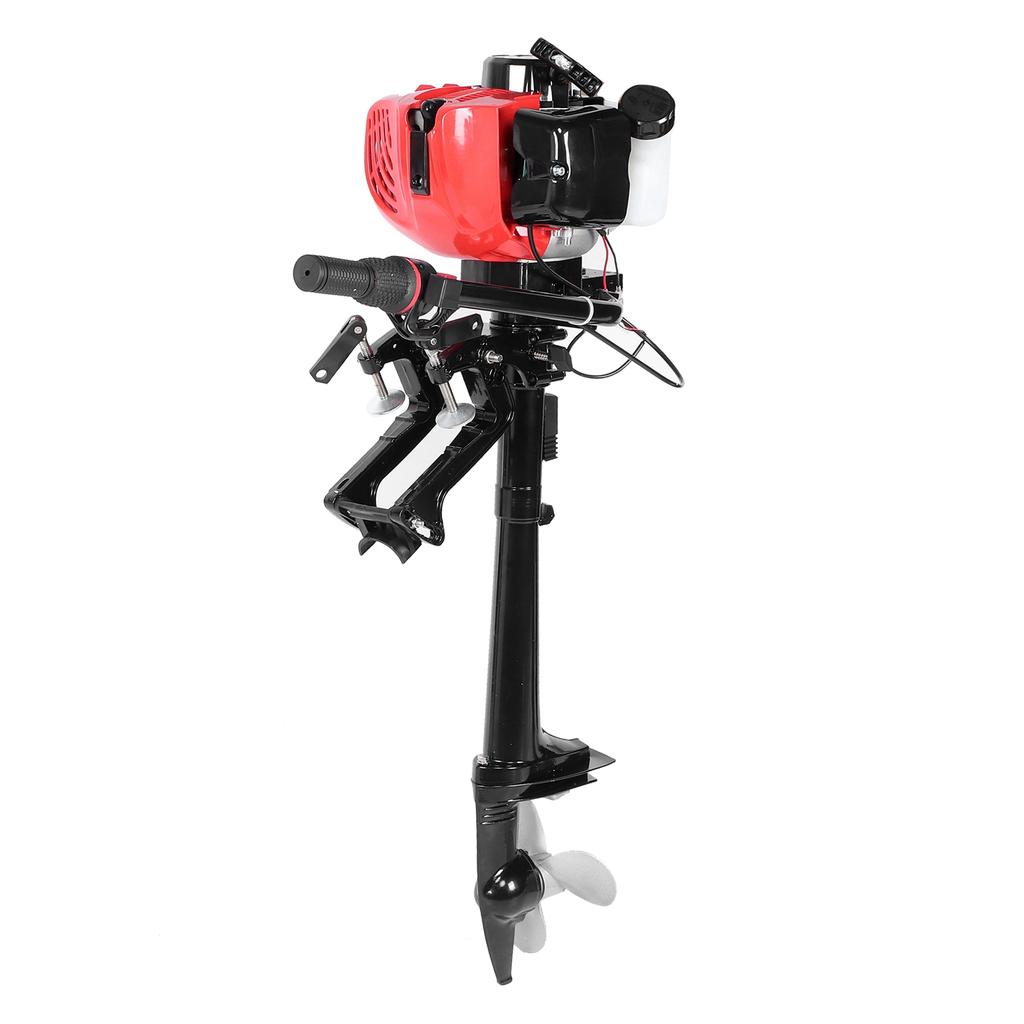 Outboard Motor 2 Stroke 3.6HP Heavy Duty Boat Engine with Air Cooling System for Sailboat Yacht