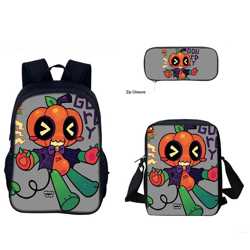 Dandys World Gourdy Childrens Backpack Pack With Cartoon Print And Waterresistant Material For Students