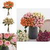 Silk Rose Flower Display For Home Decoration Or Wedding Centerpieces With Realistic Look