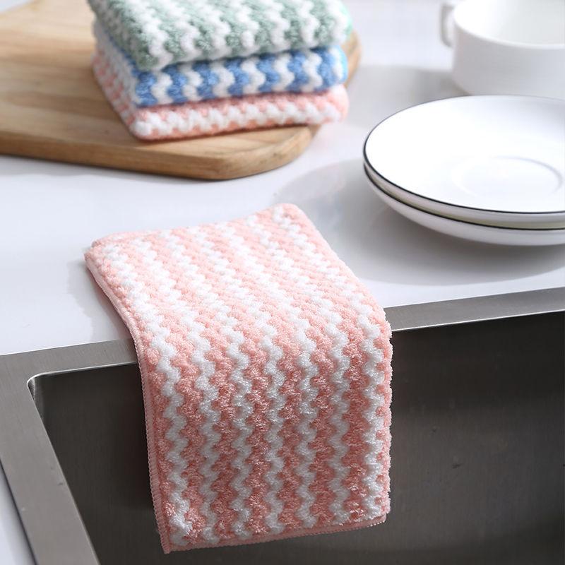 Dishwashing ClothKitchen Dishwashing ClothKitchen TowelDouble-Sided Dishwashing Cloth Cleaning Cloth Washable Cloth Small