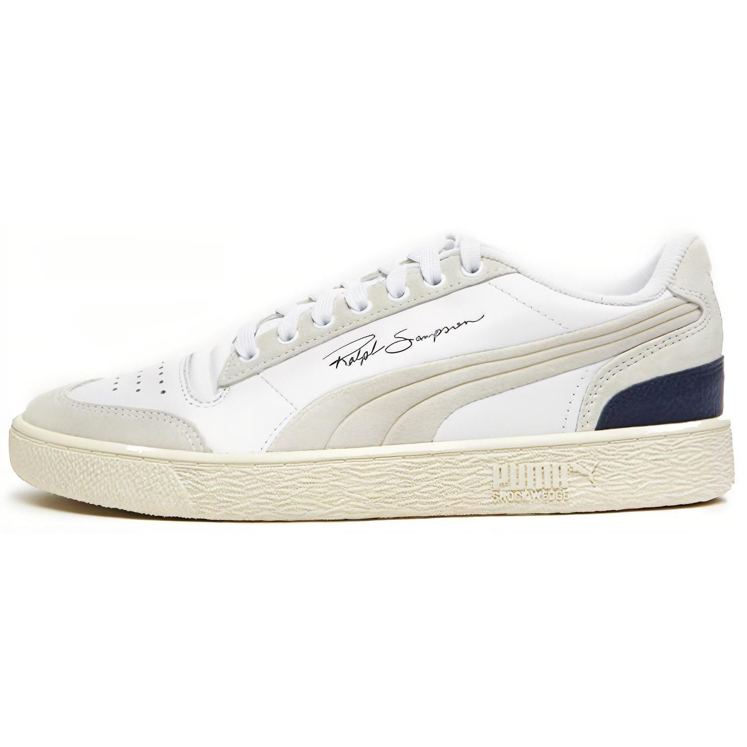 PUMA Ralph Sampson Lo Prm Grey/White/Black Low Board Shoes Men s 373341-01 EU 36
