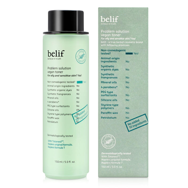 Belief Problem Solution Vegan Toner 150ml Trouble Care
