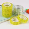 12/18mm 3Pcs Small Office See Through Tapes School Kids Students Adhesive Tape Packaging Supplies Home Manual Packing Tape