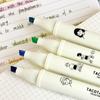 4pcs School Office Supplies Fluorescent Pen Hand Account Highlighter Marker  Learning Prize