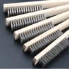 Wire Scratch Brush with Wooden Handle, Handle Wire Brush Set for Cleaning