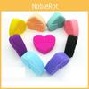 Versatile Heart Shaped Silicone Cosmetic Brush Cleaning Scrubber In Vibrant Colors