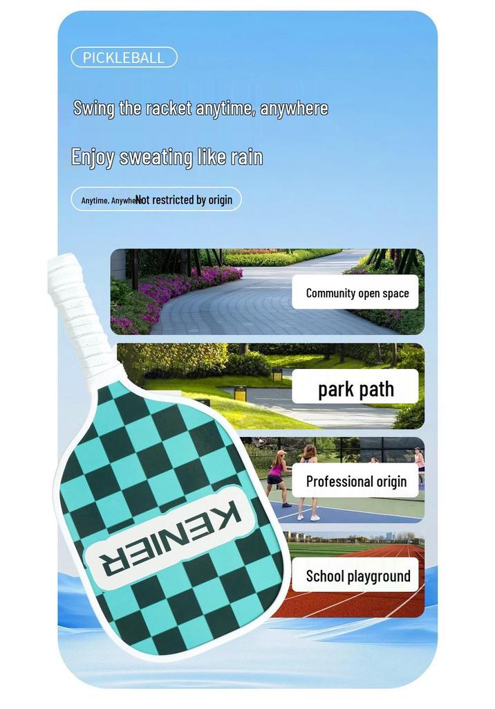 Professional Grade Wooden Pickleball Paddle Set for Adult Beginners