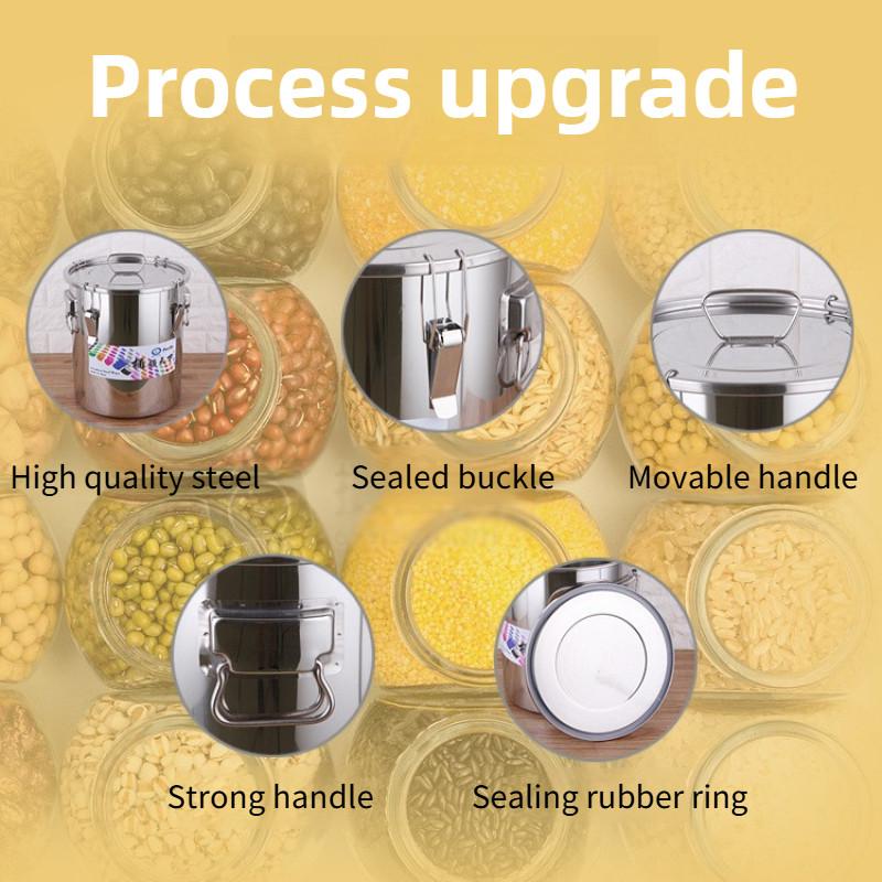 Stainless Steel Sealed Can Multi Functional Brewing And Distillation Equipment Large Capacity Household Food Storage Barrel