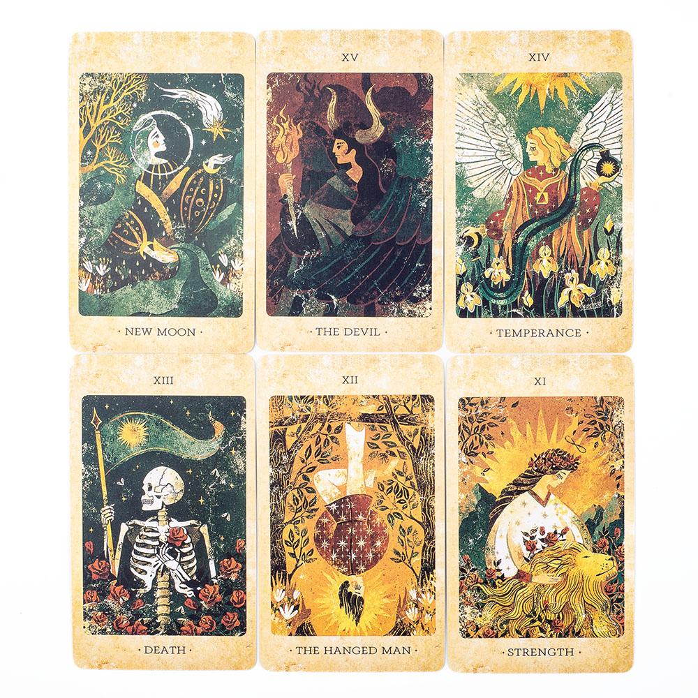 The Solar Kingdom Tarot Deck 78 Card Oracle for Cosmic Insight and Divination English Versions Edition Board Playing Game