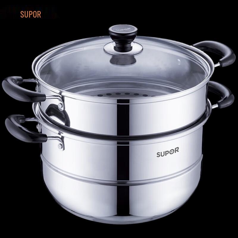SUPOR 2-Layer Stainless Steel Steamer Pot
