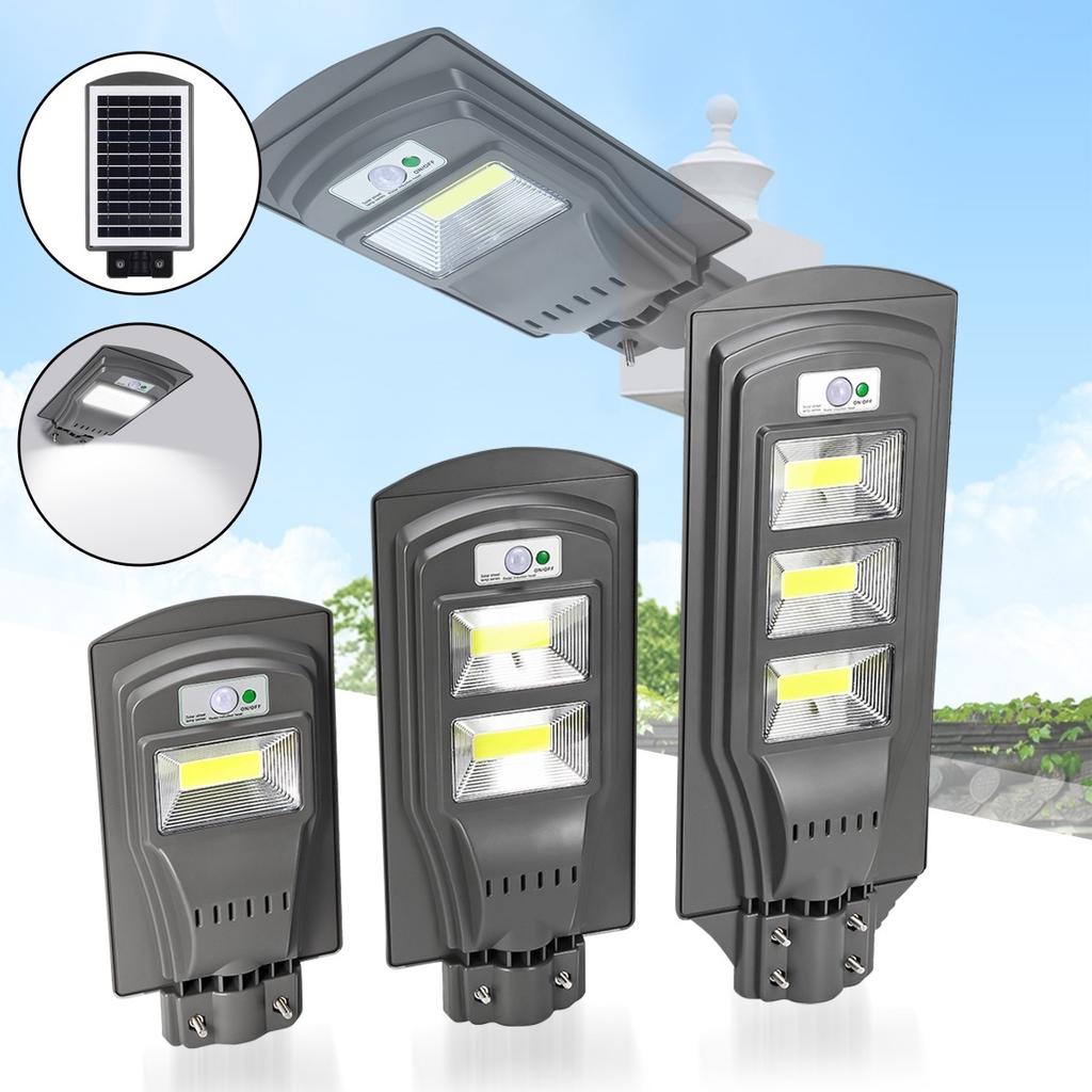 Outdoor Commercial 360W LED Solar Street Light Lamp Dusk to Dawn COB Remote
