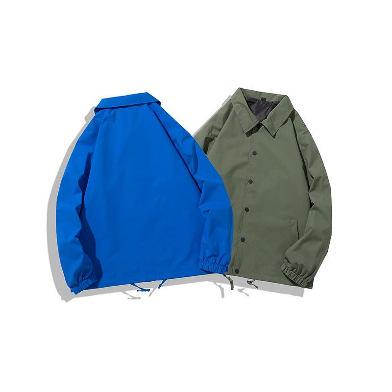 American Style Top Coach Jacket - Spring/Autumn Trendy Men's Lapel Casual Jacket