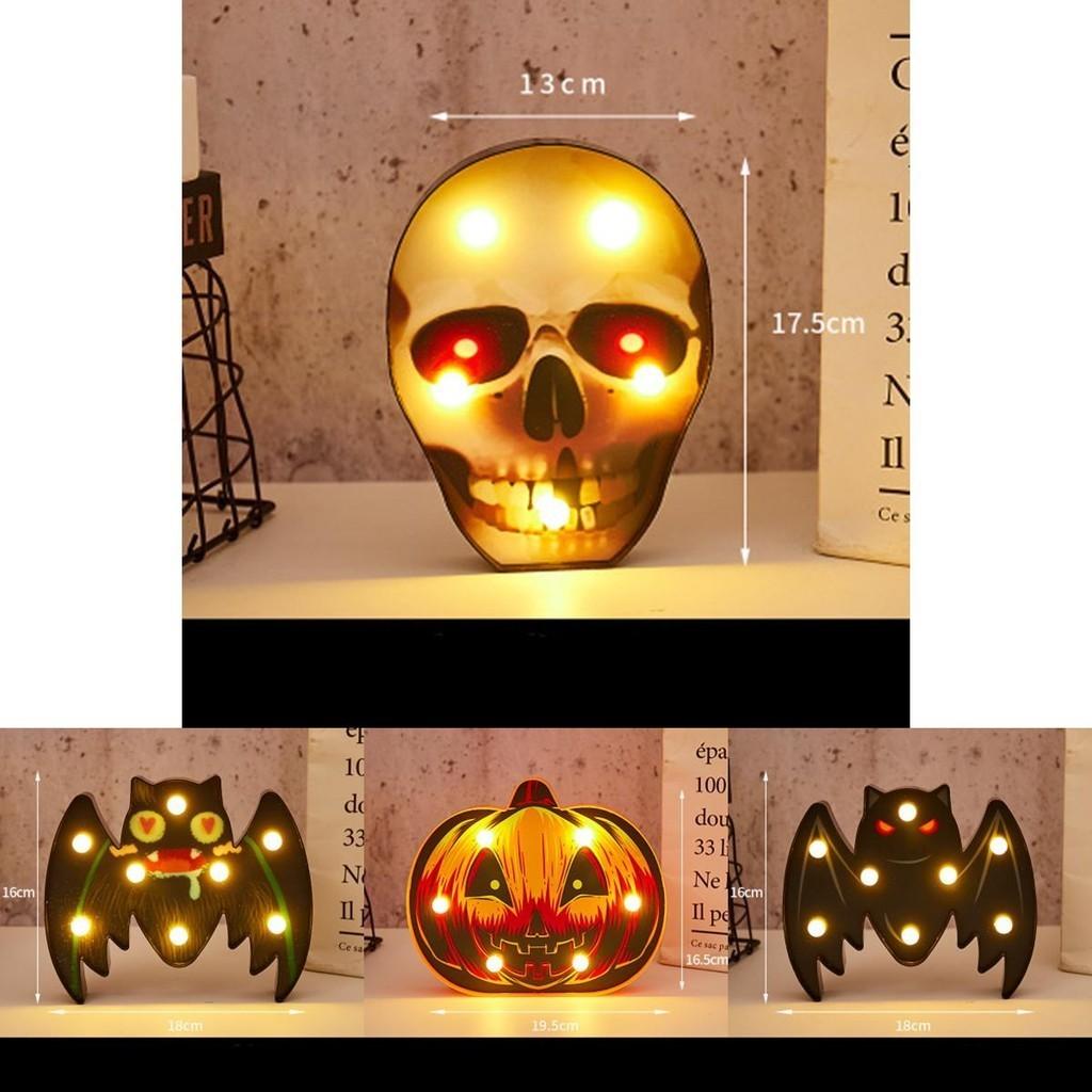 Stunning Halloween Led Lights Lantern With Various Bat Skull Pumpkin And Spider Designs For Home Decor
