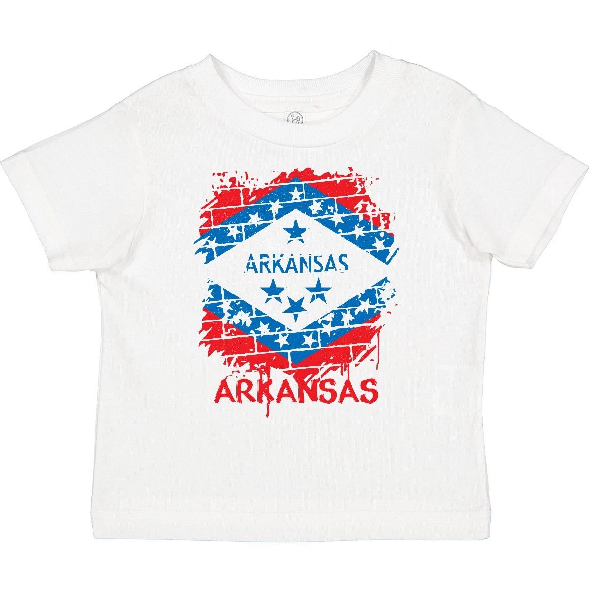 Inktastic Graffiti Arkansas State Flag Toddler T-Shirt Child Preschooler Kid 110