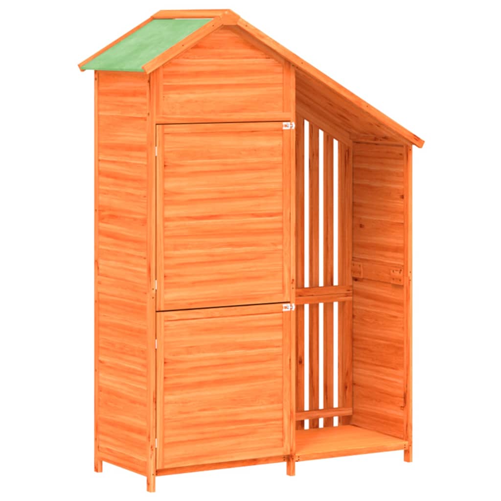 Vidaxl Garden Tool Shed, Brown, 120X53.5X170 Cm, Pine