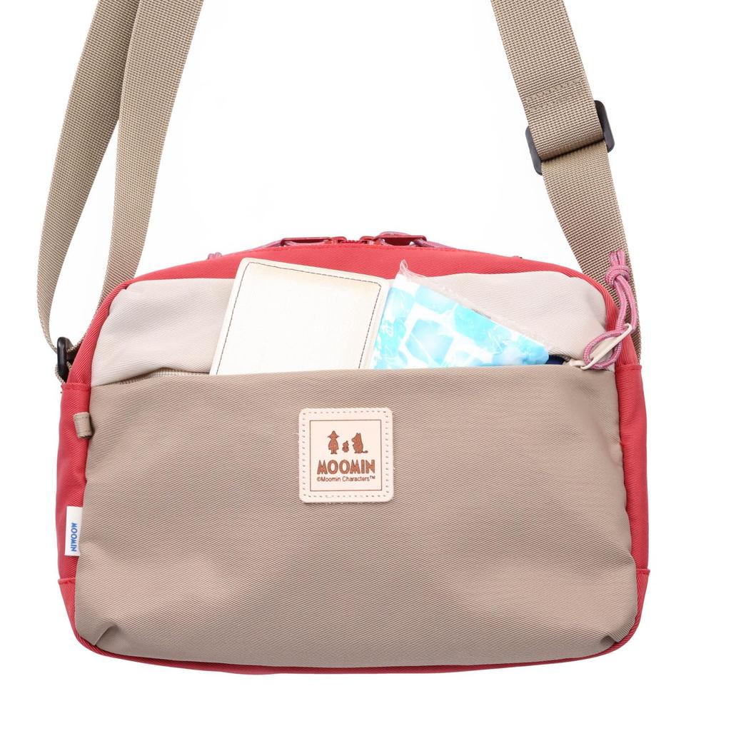 Moomin [Official] Small Shoulder Bag, Mother's Bag, Commuter Bag, Crossbody Bag, Lightweight, Adult, School Bag, Multiple Pockets, RMNL-02 [Novelty