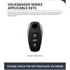 VW GTI GOLF 2026 Hot For VW VOLKSWAGEN Zinc Alloy Leather Car Key Case Cover Protector Shell for Volkswagen VW Golf 6 Mk6 Tiguan