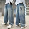 Boys' Denim Trousers - Spring/Autumn Style, Loose Fit, Trendy Long Pants for Kids