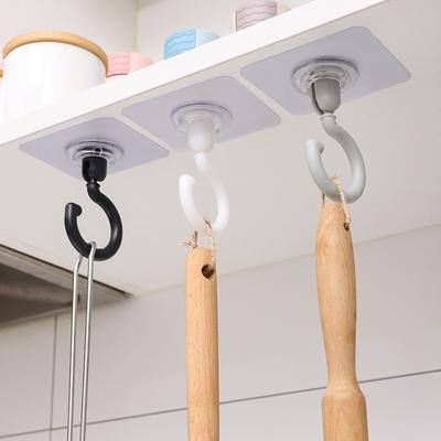 Ceiling Hook Seamless RoofNo Need for Drilling Ceiling Inverted HookHousehold Multi-functionalRotatablePowerful Ceiling Adhesive Hook