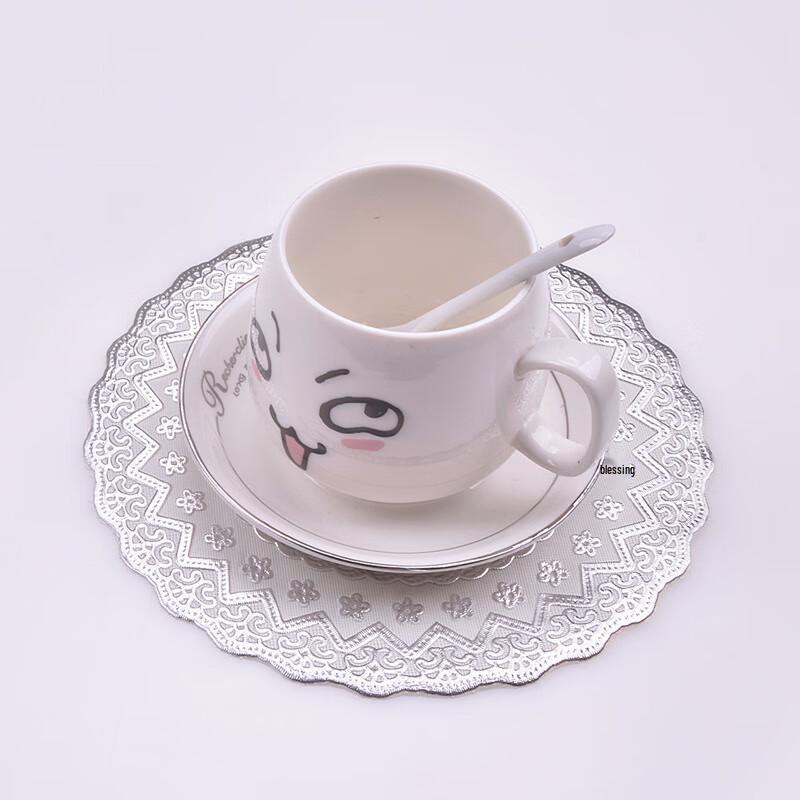 Churong 20cm Hot Stamped PVC Coaster & Tray Mat