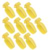 10Pcs Automatic Waterers Yellow Drinking Cups Bowl for Quail Chicken Birds Large Size