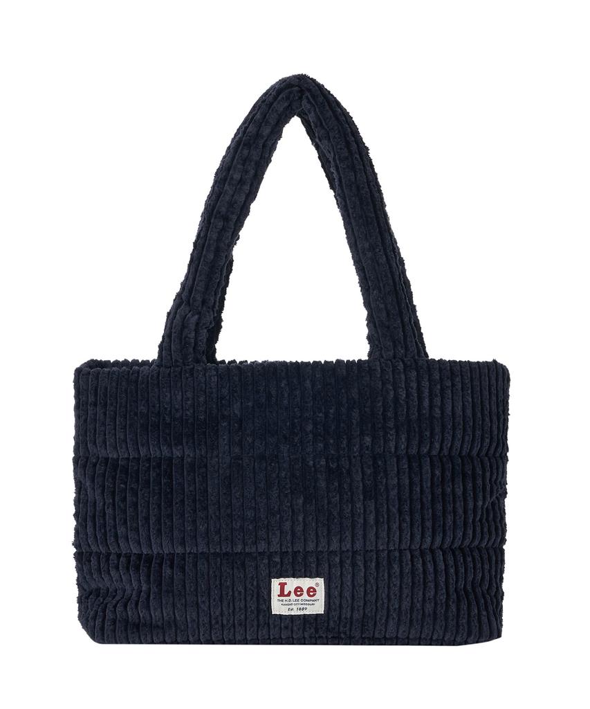 Lee Corduroy Square Shoulder Bag Navy