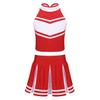 Kinder Mädchen Cheer Leader Kostüm Schuluniform Cheerleading Outfit Karneval Party Cosplay Kostüm